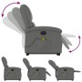 Sillón de masaje eléctrico reclinable elevable tela gris oscuro de , Sillones - Ref: Foro24-3204201, Precio: 318,69 €, Descue...