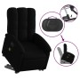 Sillón de masaje eléctrico reclinable elevable tela negro de , Sillones - Ref: Foro24-3204130, Precio: 329,46 €, Descuento: %