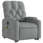 Sillón de masaje eléctrico reclinable elevable tela gris claro de , Sillones - Ref: Foro24-3204746, Precio: 359,83 €, Descuen...