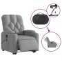 Sillón de masaje eléctrico reclinable elevable tela gris claro de , Sillones - Ref: Foro24-3204746, Precio: 359,83 €, Descuen...