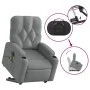 Sillón de masaje eléctrico reclinable elevable tela gris claro de , Sillones - Ref: Foro24-3204746, Precio: 387,28 €, Descuen...