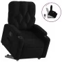 Sillón reclinable elevable tela negro de , Sillones - Ref: Foro24-3204712, Precio: 275,28 €, Descuento: %