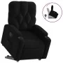 Sillón reclinable elevable tela negro de , Sillones - Ref: Foro24-3204712, Precio: 275,28 €, Descuento: %