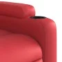 Sillón reclinable elevable cuero artificial rojo de , Sillones - Ref: Foro24-3204435, Precio: 323,32 €, Descuento: %