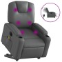 Sillón de masaje elevable eléctrico cuero sintético gris de , Sillones - Ref: Foro24-3204454, Precio: 346,23 €, Descuento: %