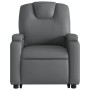 Sillón de masaje elevable eléctrico cuero sintético gris de , Sillones - Ref: Foro24-3204454, Precio: 346,23 €, Descuento: %