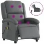 Sillón de masaje reclinable eléctrico cuero sintético gris de , Sillones - Ref: Foro24-3204222, Precio: 255,81 €, Descuento: %