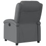 Sillón de masaje reclinable eléctrico cuero sintético gris de , Sillones - Ref: Foro24-3204222, Precio: 248,50 €, Descuento: %