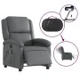 Sillón de masaje reclinable eléctrico cuero sintético gris de , Sillones - Ref: Foro24-3204222, Precio: 255,81 €, Descuento: %