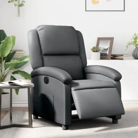 Elektrischer Relaxsessel aus grauem Kunstleder von , Sessel - Ref: Foro24-3204215, Preis: 261,98 €, Rabatt: %