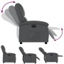 Sillón reclinable eléctrico de cuero sintético gris de , Sillones - Ref: Foro24-3204215, Precio: 251,61 €, Descuento: %