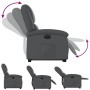 Sillón reclinable elevable eléctrico de cuero sintético gris de , Sillones - Ref: Foro24-3204243, Precio: 320,50 €, Descuento: %