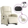 Sillón de masaje elevable eléctrico cuero sintético crema de , Sillones - Ref: Foro24-3204248, Precio: 327,00 €, Descuento: %