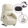 Sillón de masaje elevable eléctrico cuero sintético crema de , Sillones - Ref: Foro24-3204248, Precio: 327,00 €, Descuento: %