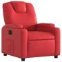Sillón reclinable eléctrico de cuero sintético rojo de , Sillones - Ref: Foro24-3204421, Precio: 290,86 €, Descuento: %