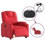 Sillón reclinable eléctrico de cuero sintético rojo de , Sillones - Ref: Foro24-3204421, Precio: 290,86 €, Descuento: %