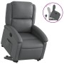 Sillón reclinable elevable cuero artificial gris de , Sillones - Ref: Foro24-3204229, Precio: 275,58 €, Descuento: %