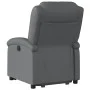 Sillón reclinable elevable cuero artificial gris de , Sillones - Ref: Foro24-3204229, Precio: 296,73 €, Descuento: %
