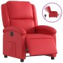 Sillón reclinable eléctrico de cuero sintético rojo de , Sillones - Ref: Foro24-3204217, Precio: 240,32 €, Descuento: %