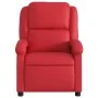 Elektrischer Relaxsessel aus rotem Kunstleder. von , Sessel - Ref: Foro24-3204217, Preis: 247,65 €, Rabatt: %
