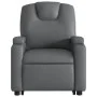 Sillón reclinable de masaje de pie cuero artificial gris de , Sillones - Ref: Foro24-3204440, Precio: 318,50 €, Descuento: %