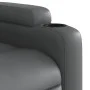 Sillón reclinable de masaje de pie cuero artificial gris de , Sillones - Ref: Foro24-3204440, Precio: 318,50 €, Descuento: %