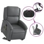 Sillón reclinable de masaje de pie cuero artificial gris de , Sillones - Ref: Foro24-3204236, Precio: 274,86 €, Descuento: %
