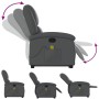 Sillón reclinable de masaje de pie cuero artificial gris de , Sillones - Ref: Foro24-3204236, Precio: 274,86 €, Descuento: %