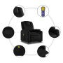 Sillón reclinable de masaje de pie cuero artificial negro de , Sillones - Ref: Foro24-3204437, Precio: 268,84 €, Descuento: %