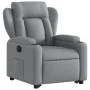 Sillón reclinable elevable de tela gris claro de , Sillones - Ref: Foro24-3204482, Precio: 345,37 €, Descuento: %