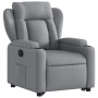 Sillón reclinable elevable de tela gris claro de , Sillones - Ref: Foro24-3204482, Precio: 306,14 €, Descuento: %