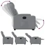 Sillón reclinable elevable de tela gris claro de , Sillones - Ref: Foro24-3204482, Precio: 345,37 €, Descuento: %