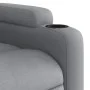 Sillón reclinable elevable de tela gris claro de , Sillones - Ref: Foro24-3204482, Precio: 345,37 €, Descuento: %