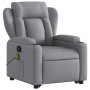 Sillón de masaje reclinable de pie de tela gris claro de , Sillones - Ref: Foro24-3204494, Precio: 321,85 €, Descuento: %
