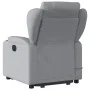Sillón de masaje reclinable de pie de tela gris claro de , Sillones - Ref: Foro24-3204494, Precio: 338,45 €, Descuento: %