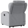 Sillón de masaje reclinable de pie de tela gris claro de , Sillones - Ref: Foro24-3204494, Precio: 321,85 €, Descuento: %