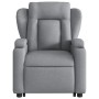 Sillón de masaje reclinable de pie de tela gris claro de , Sillones - Ref: Foro24-3204494, Precio: 321,85 €, Descuento: %