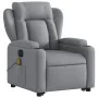 Sillón de masaje eléctrico reclinable elevable tela gris claro de , Sillones - Ref: Foro24-3204518, Precio: 387,14 €, Descuen...