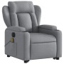 Sillón de masaje eléctrico reclinable elevable tela gris claro de , Sillones - Ref: Foro24-3204518, Precio: 362,76 €, Descuen...