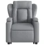 Sillón de masaje eléctrico reclinable elevable tela gris claro de , Sillones - Ref: Foro24-3204518, Precio: 387,14 €, Descuen...
