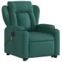Sillón masaje eléctrico reclinable elevable tela verde oscuro by , Armchairs - Ref: Foro24-3204524, Price: 389,14 €, Discount: %