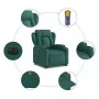 Sillón masaje eléctrico reclinable elevable tela verde oscuro by , Armchairs - Ref: Foro24-3204524, Price: 389,14 €, Discount: %