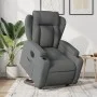 Sillón eléctrico reclinable elevable de tela gris oscuro de , Sillones - Ref: Foro24-3204507, Precio: 376,36 €, Descuento: %