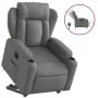 Sillón eléctrico reclinable elevable de tela gris oscuro de , Sillones - Ref: Foro24-3204507, Precio: 376,36 €, Descuento: %