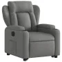 Sillón eléctrico reclinable elevable de tela gris oscuro de , Sillones - Ref: Foro24-3204507, Precio: 376,36 €, Descuento: %