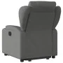 Sillón eléctrico reclinable elevable de tela gris oscuro de , Sillones - Ref: Foro24-3204507, Precio: 376,36 €, Descuento: %