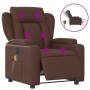 Sillón de masaje reclinable eléctrico cuero sintético marrón de , Sillones - Ref: Foro24-3204539, Precio: 287,63 €, Descuento: %