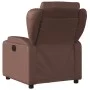 Sillón de masaje reclinable eléctrico cuero sintético marrón de , Sillones - Ref: Foro24-3204539, Precio: 292,19 €, Descuento: %
