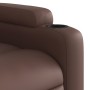 Sillón de masaje reclinable eléctrico cuero sintético marrón de , Sillones - Ref: Foro24-3204539, Precio: 287,63 €, Descuento: %