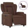Sillón reclinable eléctrico de cuero sintético marrón de , Sillones - Ref: Foro24-3204532, Precio: 266,70 €, Descuento: %